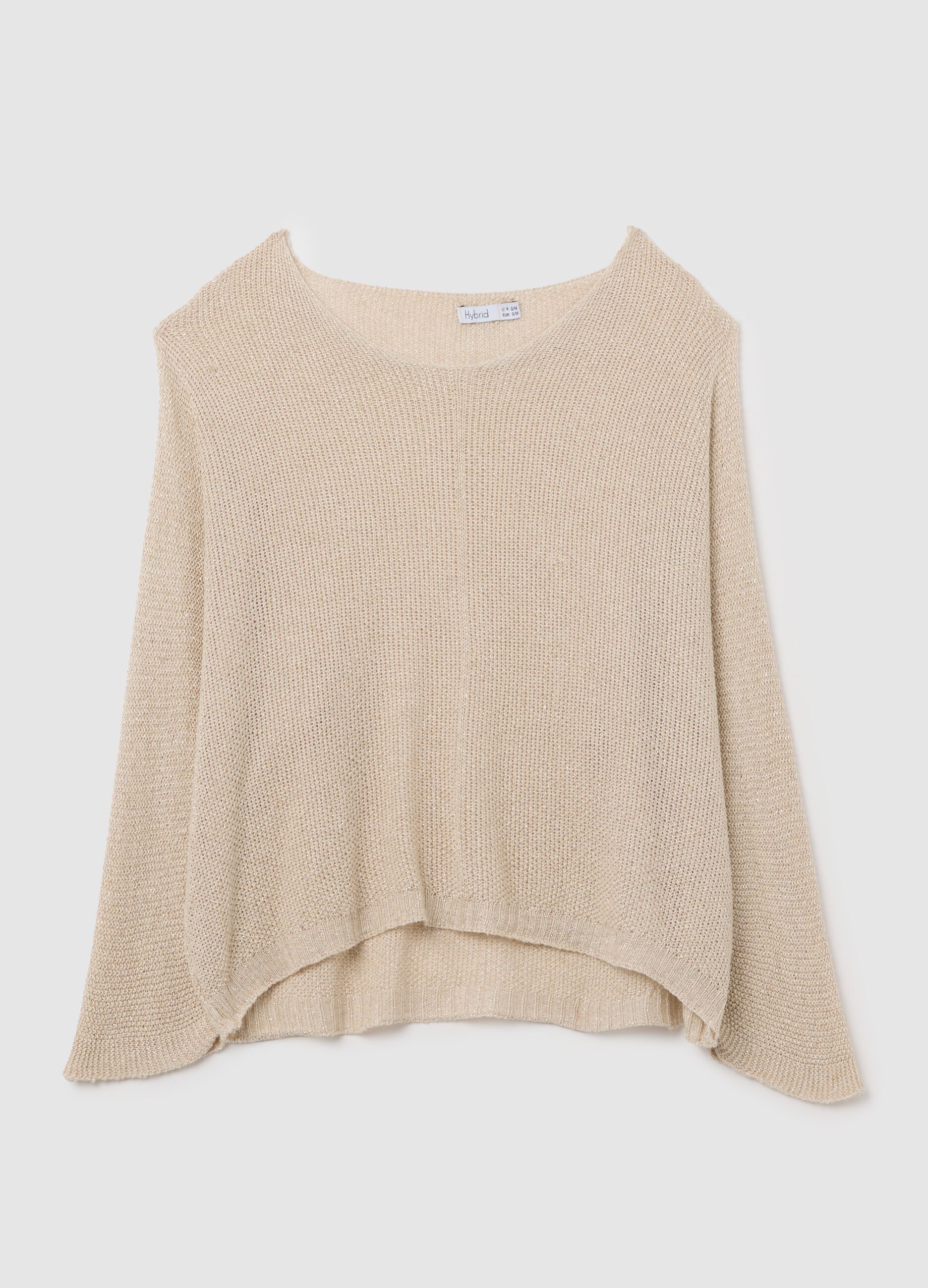 Women's Beige Regular Fit Jumper