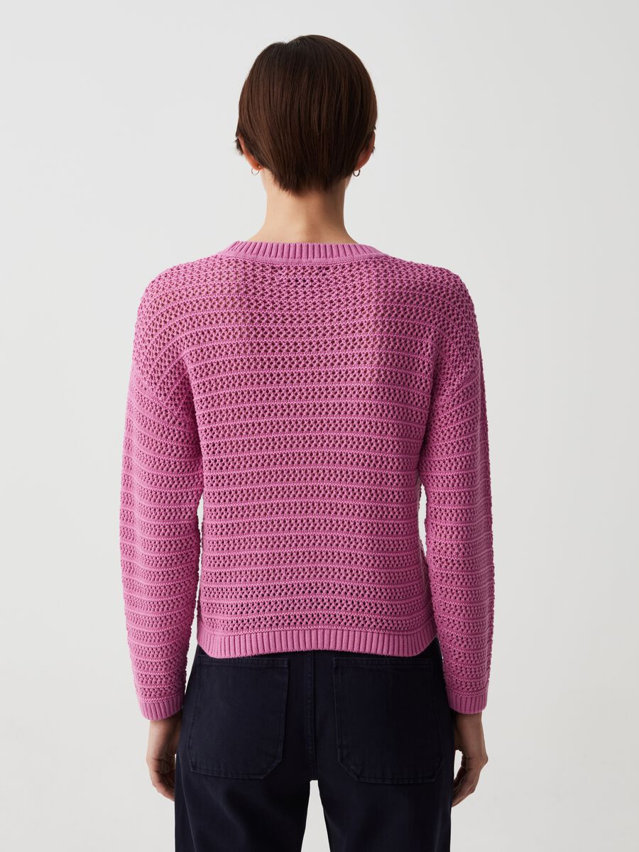 Cotton crochet pullover_2