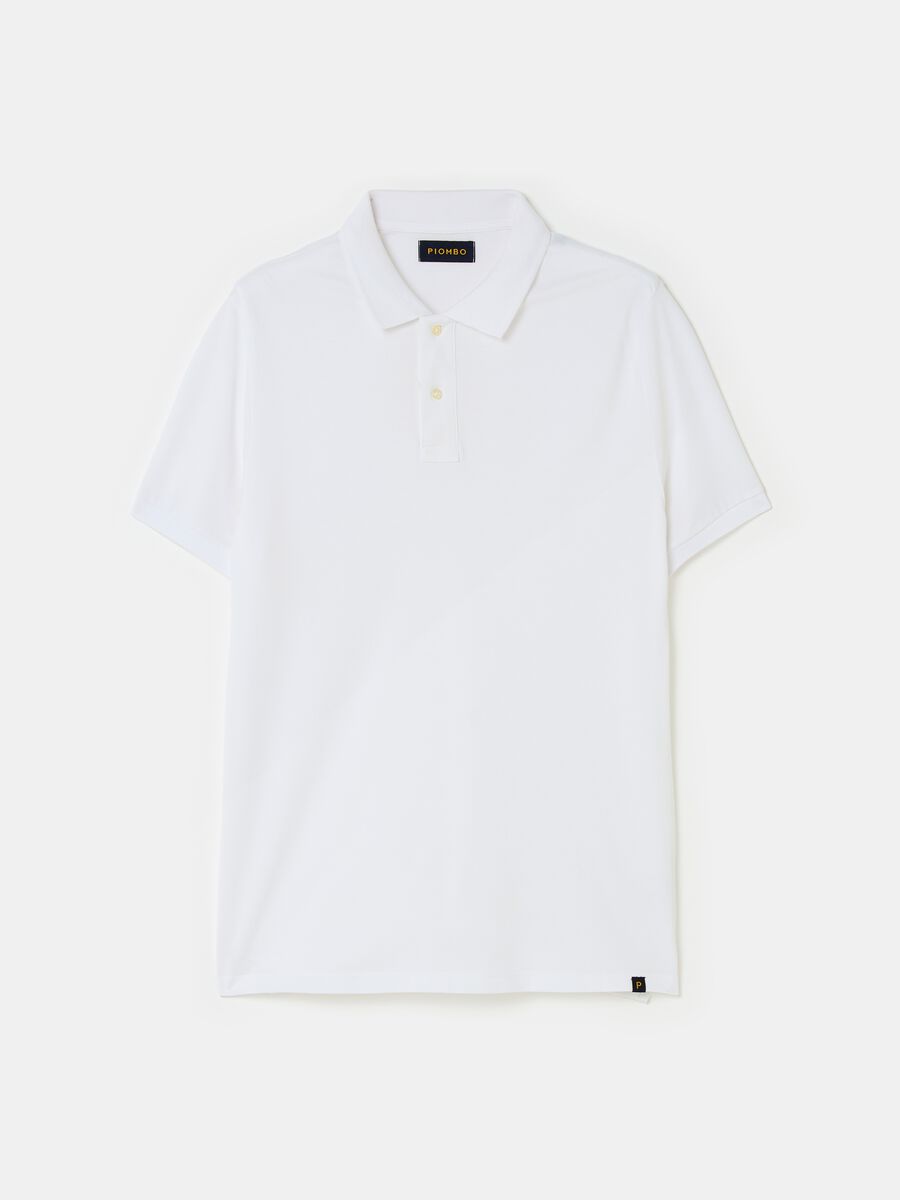 Supima cotton piquet polo shirt_3