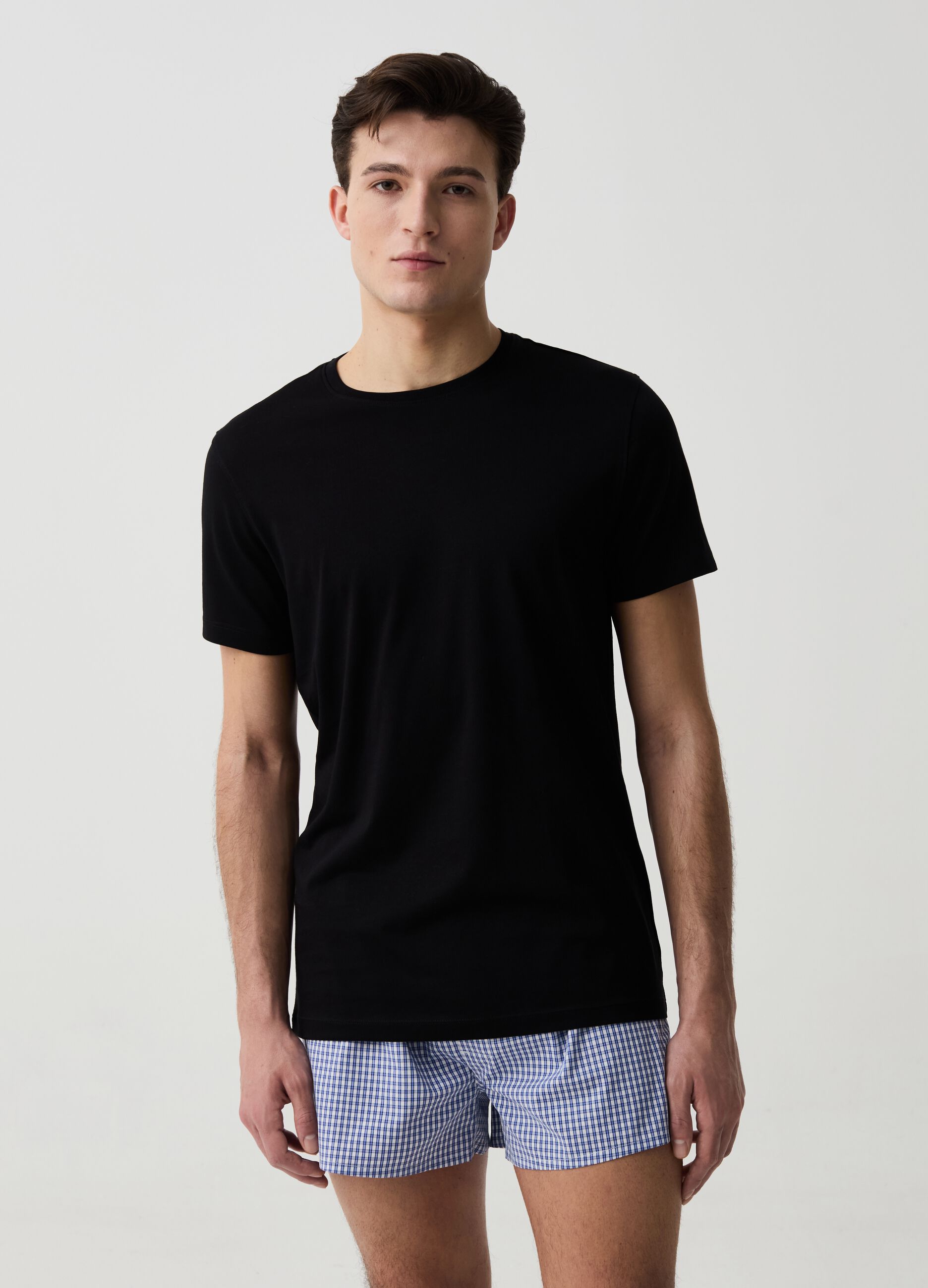 Bipack t-shirt intime in cotone Supima