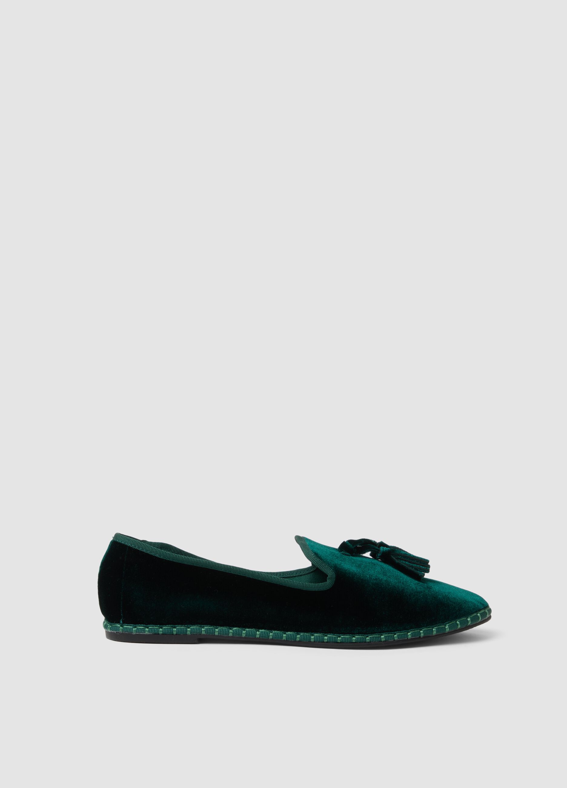 Classic green Furlane with tassels