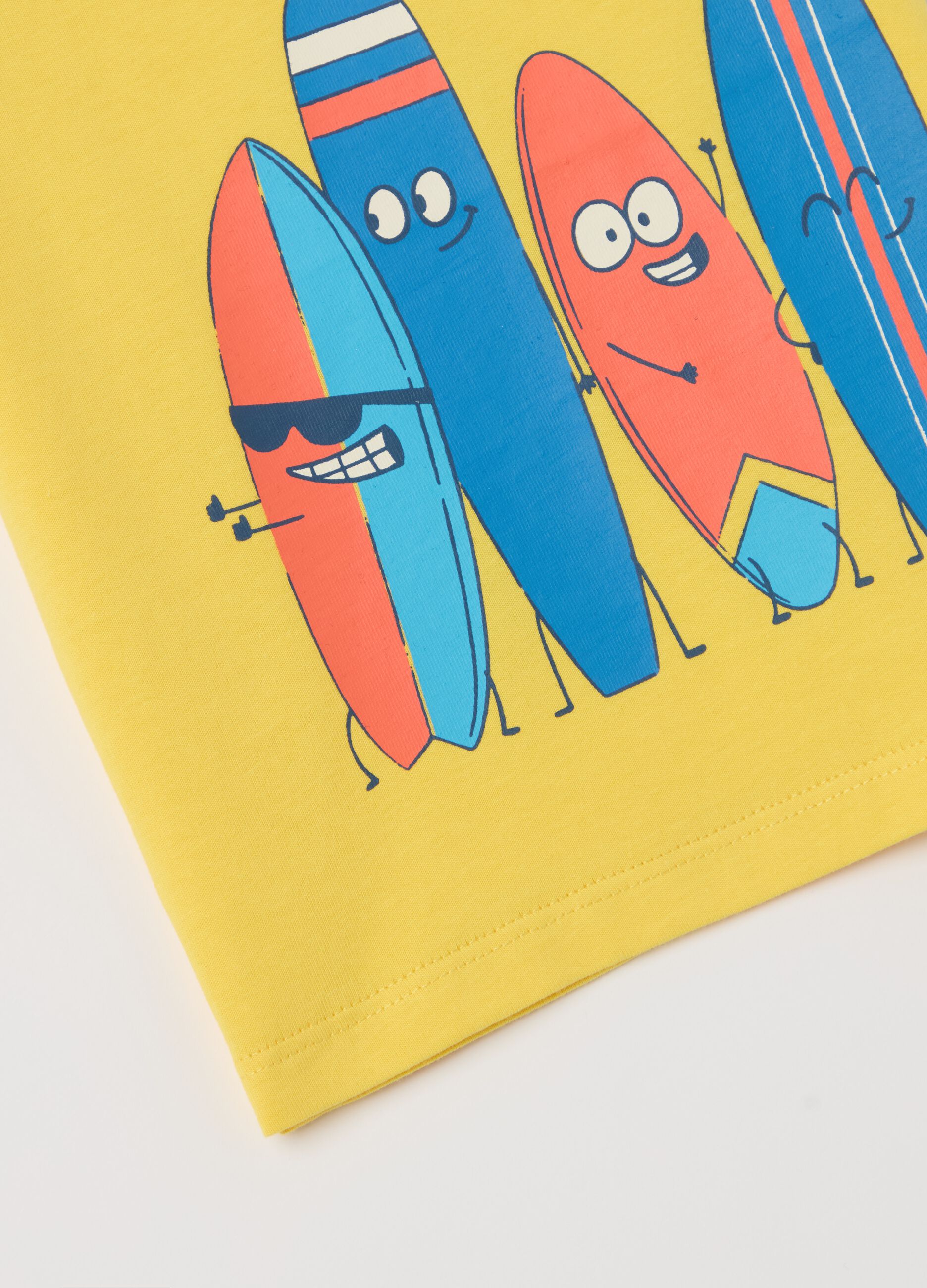 Cotton T-shirt with print