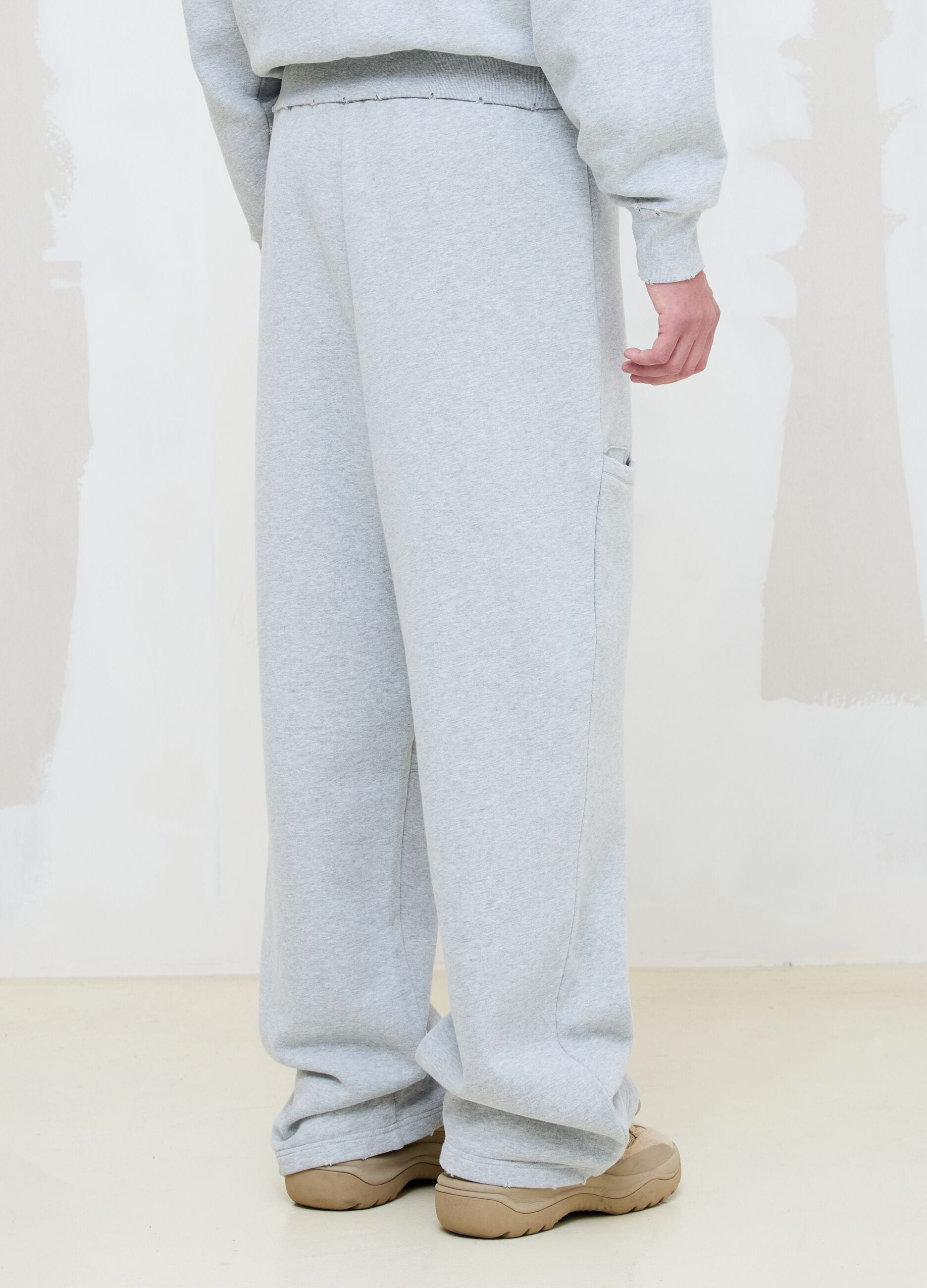 Grey Melange Sweatpants