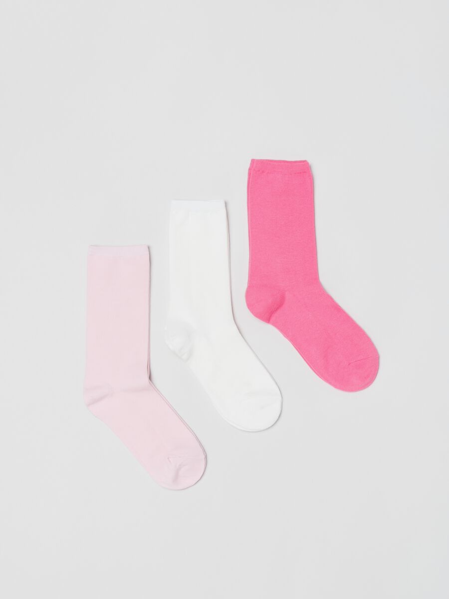 Three-pair pack of short stretch socks_1