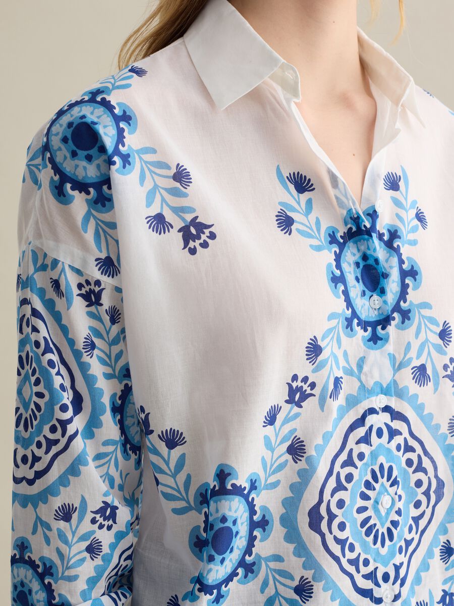 Short Sleeve Floral Print Shirt_2