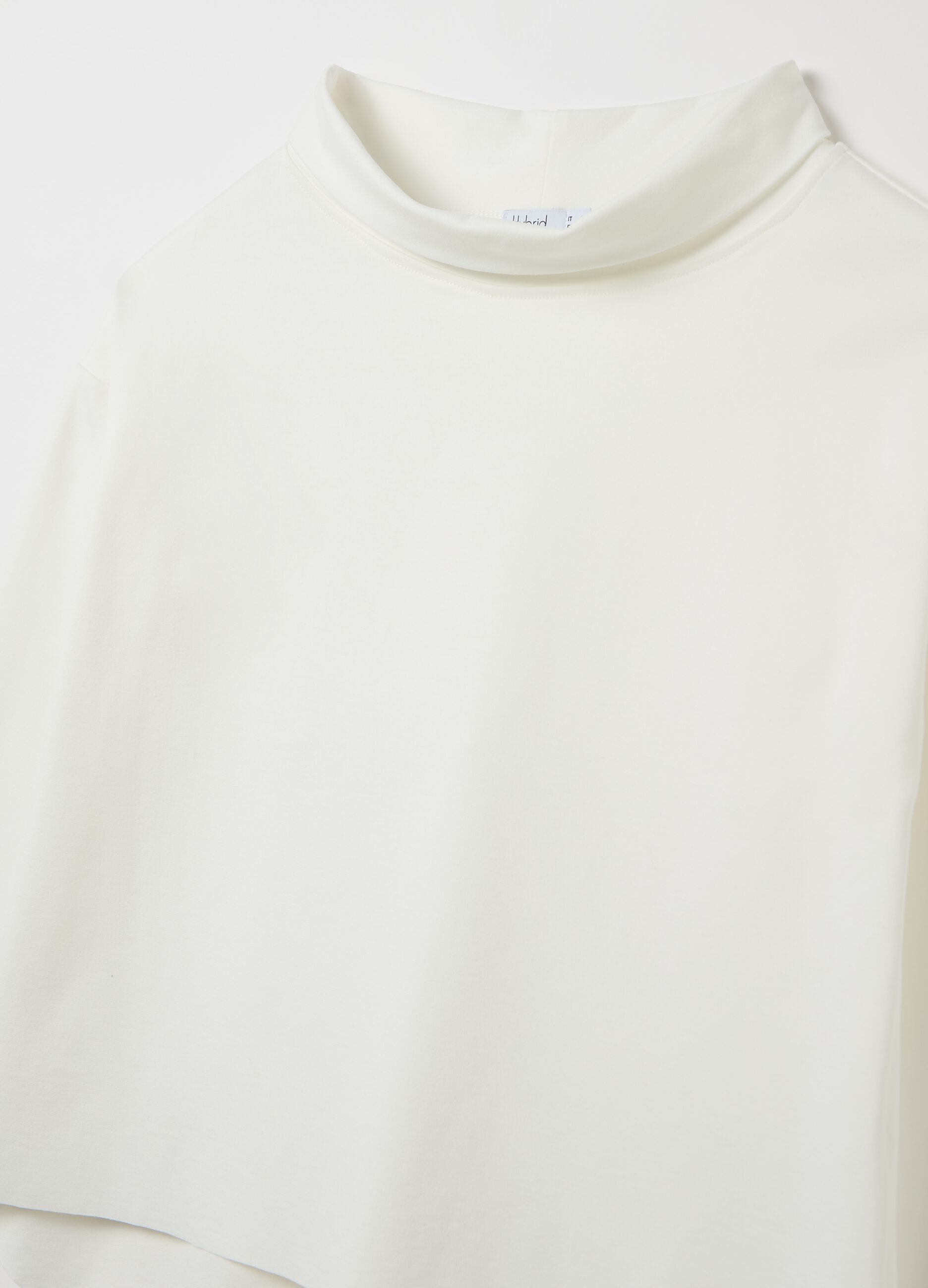 Blouse with cowl neck
