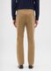 Beige Stretch Cotton Trousers Regular Fit_2