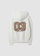 White 100% cotton oversized hoodie with &ldquo;Paris&rdquo; print_1