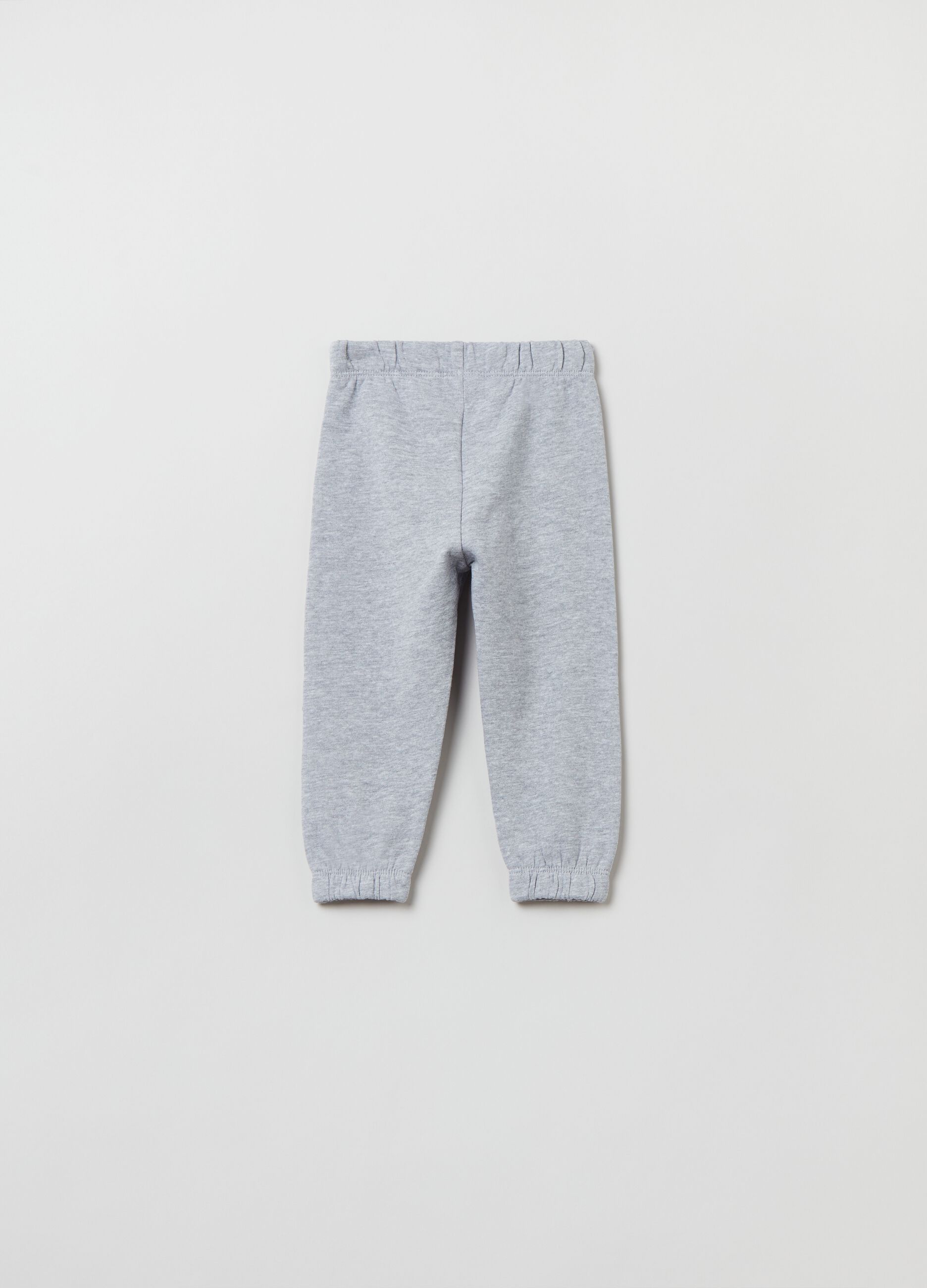 Joggers in felpa con profili elasticati_2