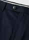 Pantaloni in cotone elasticizzato blu regular fit_5