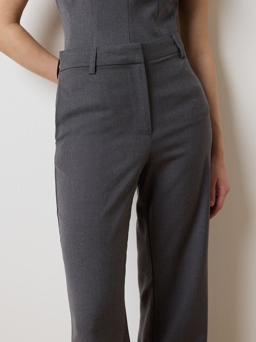 Grey Flare Trousers_3