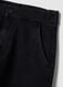 Black Cotton Blend Slim Fit Chino Trousers_5