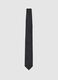 Black Polyester Tie_0