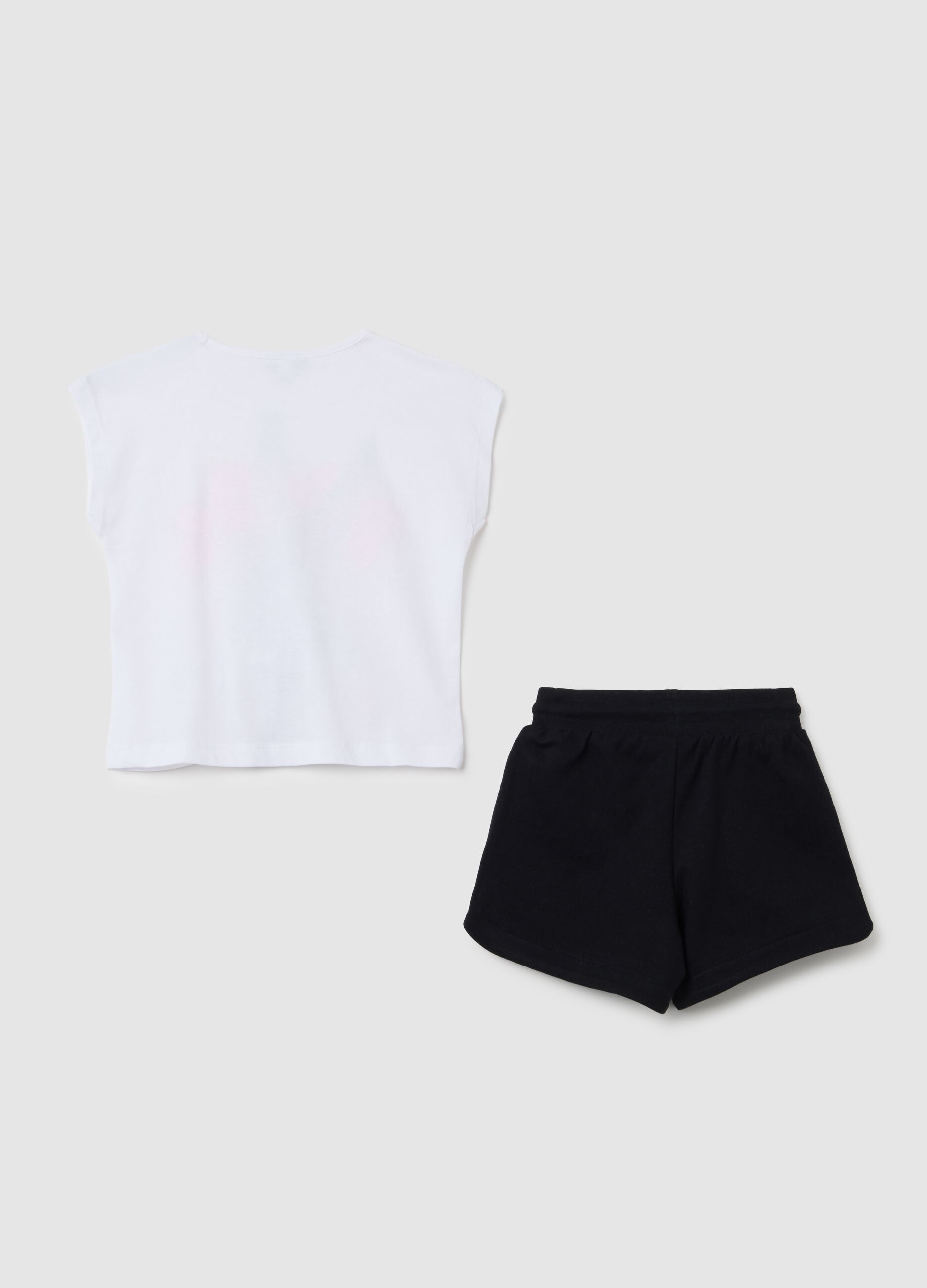 Girls' multicolor pure cotton regular fit outfit