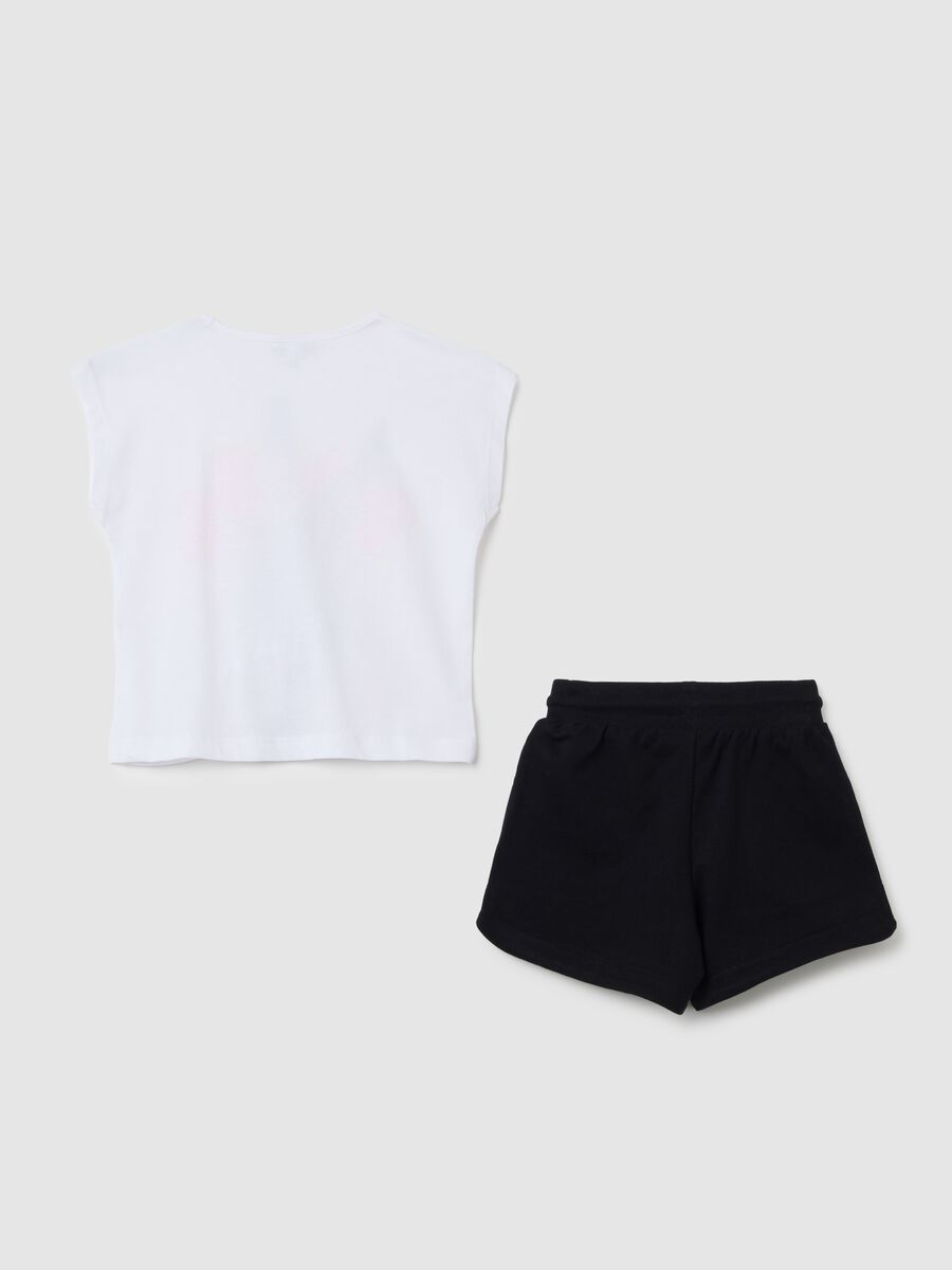 Girls' multicolor pure cotton regular fit outfit_1