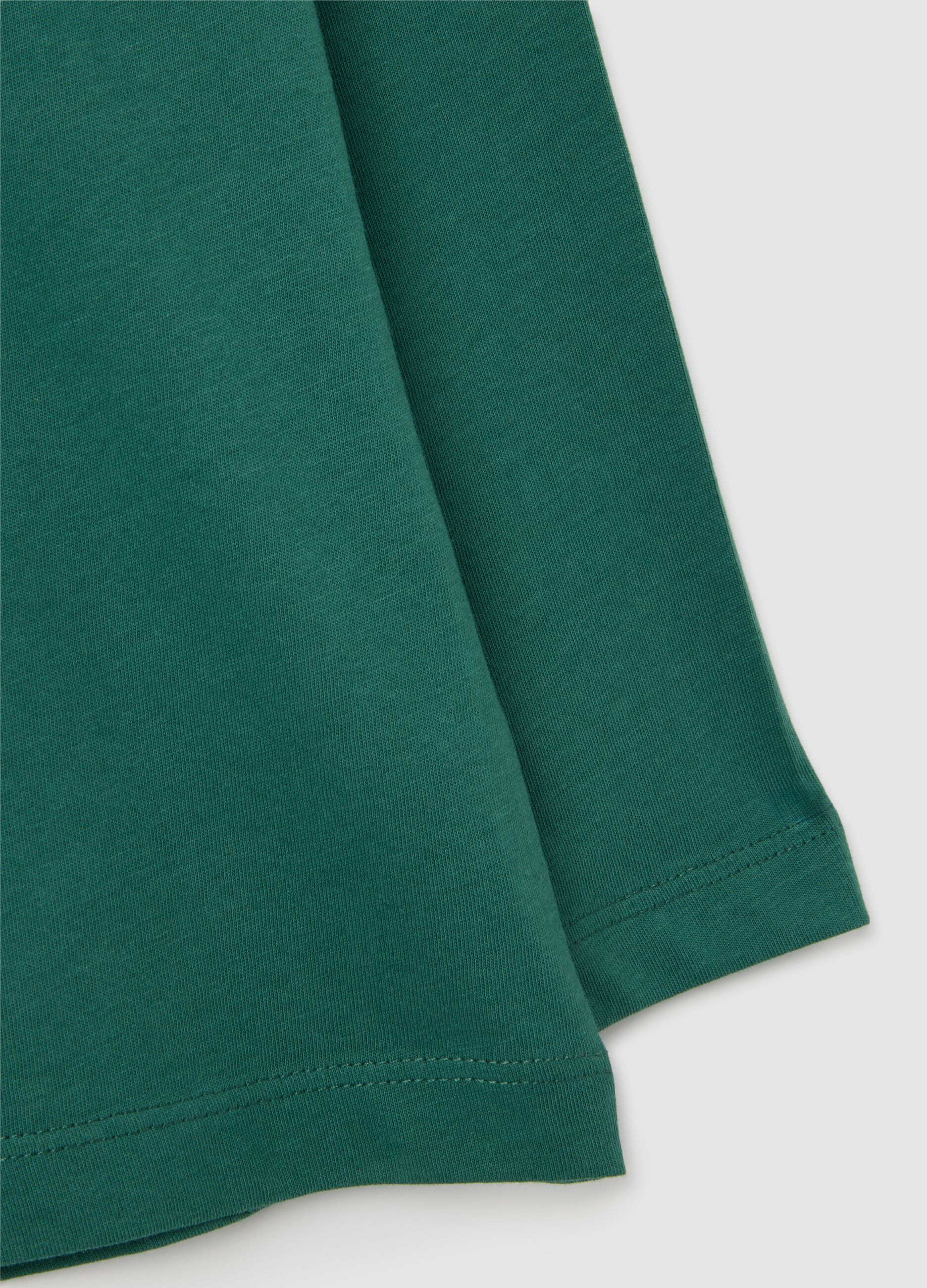 Children's pure cotton green regular fit jumper
