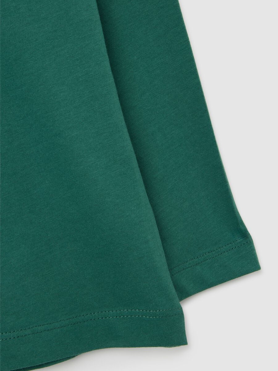 Children's pure cotton green regular fit jumper_3