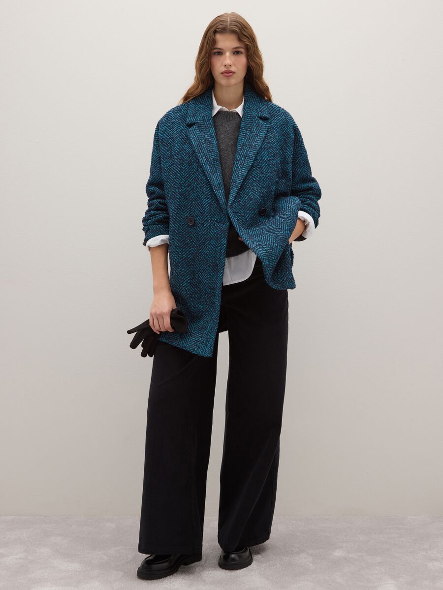 Black fabric gloves_0