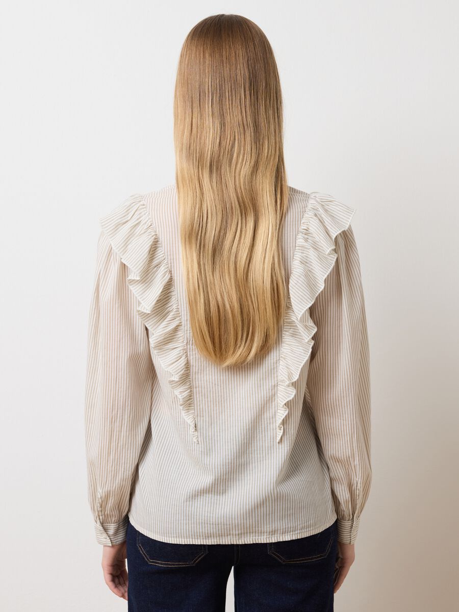 Beige pure cotton shirt regular fit_3