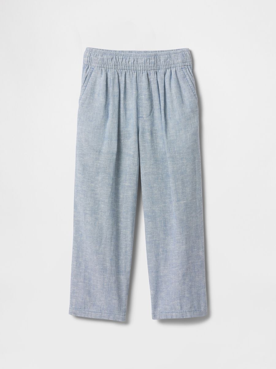 Children's Linen and Cotton Trousers_1