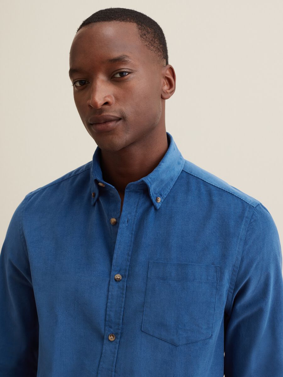 Camicia in corduroy con tasca_3