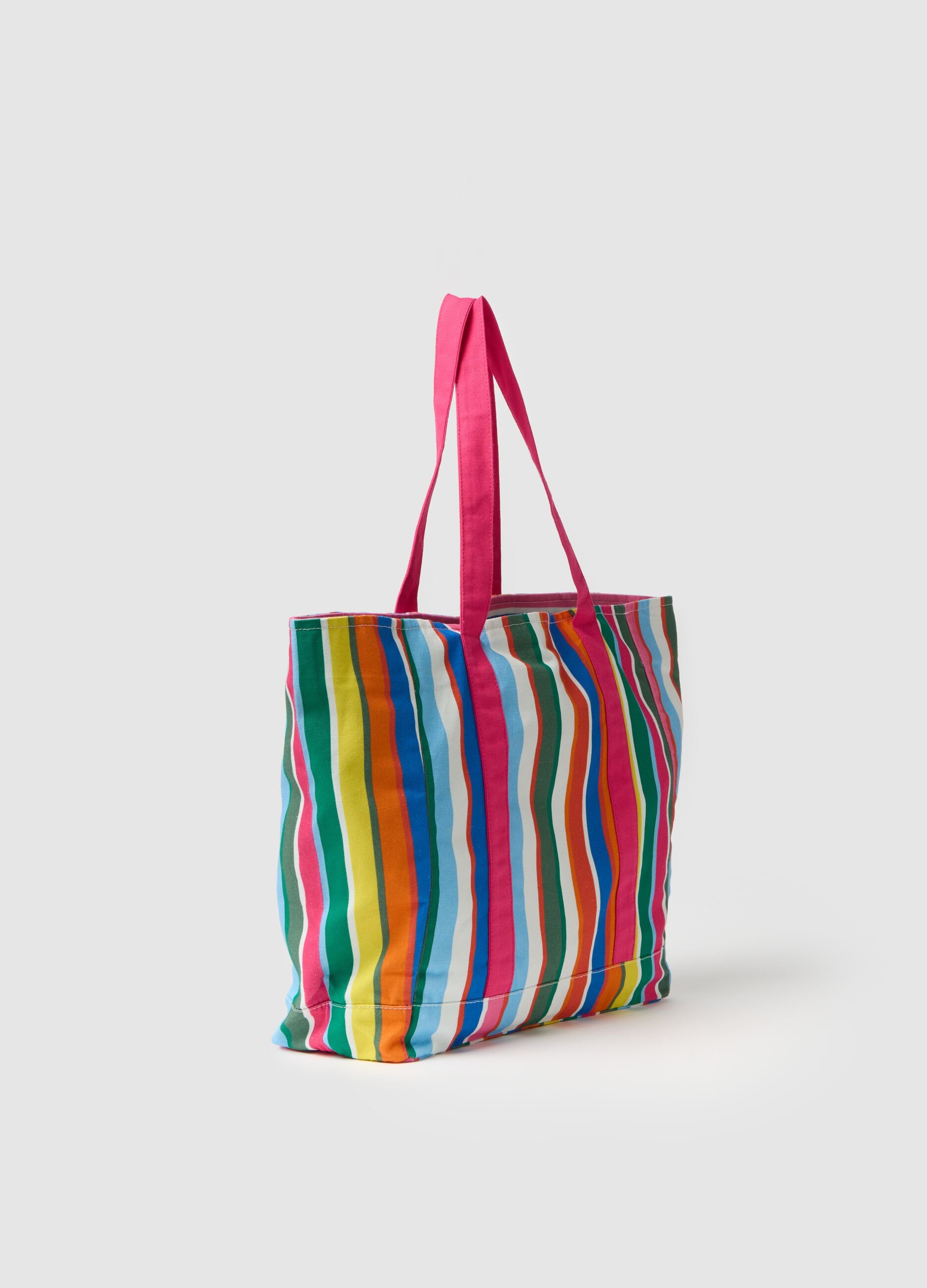 Borsa da donna in puro cotone multicolor