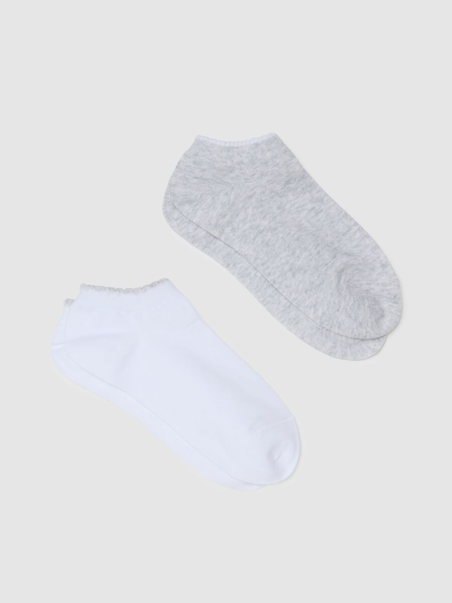 Set bipack calzini corti in misto cotone multicolor elasticizzati_0