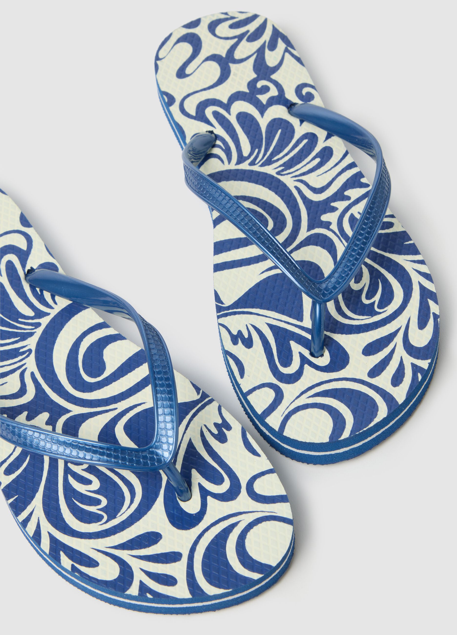 Women's Multicolour Flip-Flops with Print
