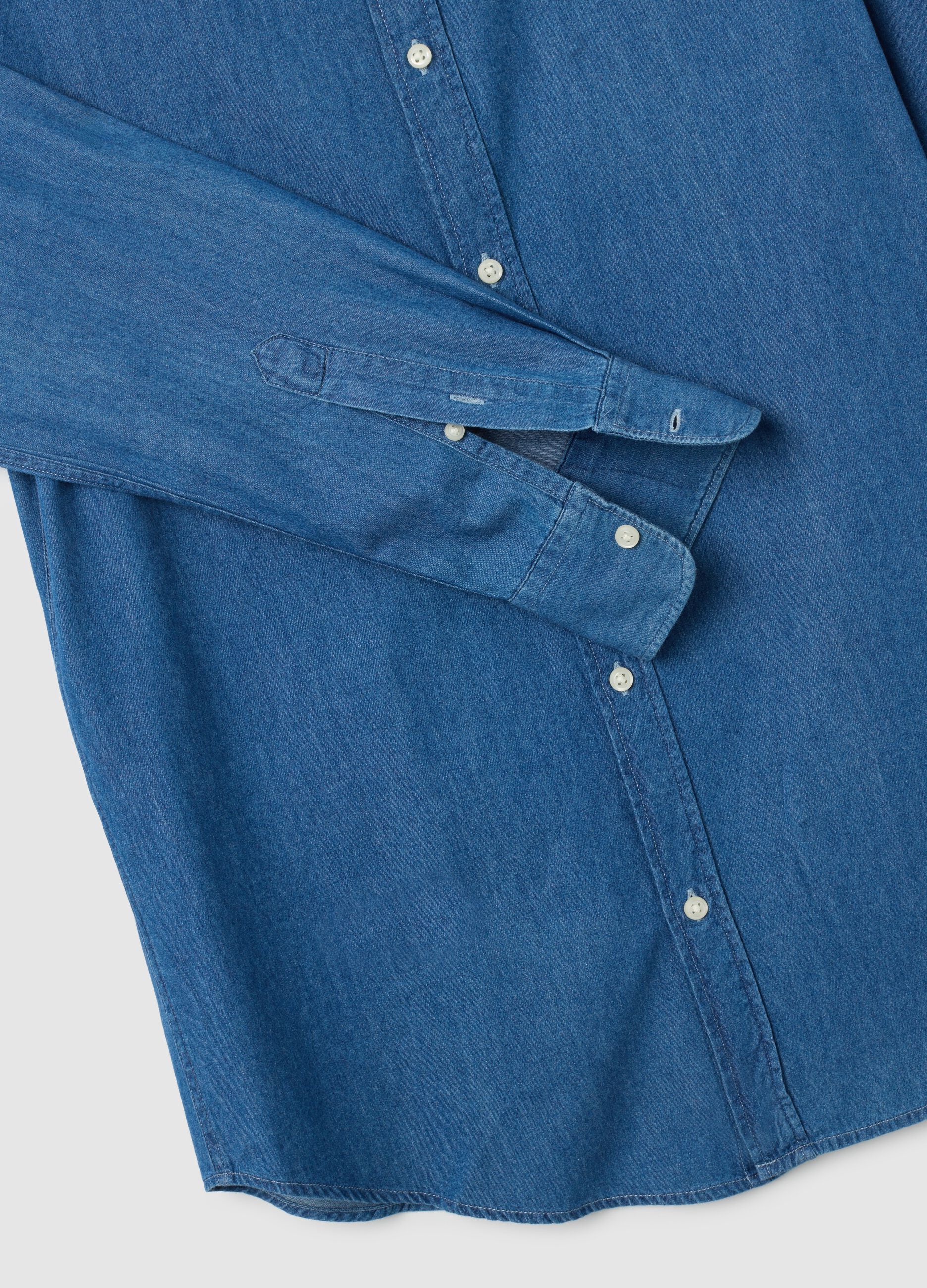 Regular-fit shirt in denim