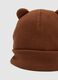 Brown children's hat with ears_2