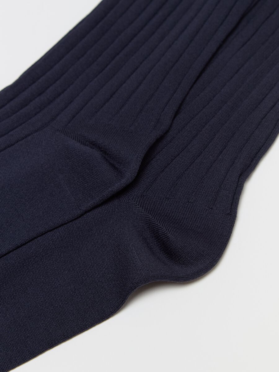 Two-pair pack long ribbed socks_2
