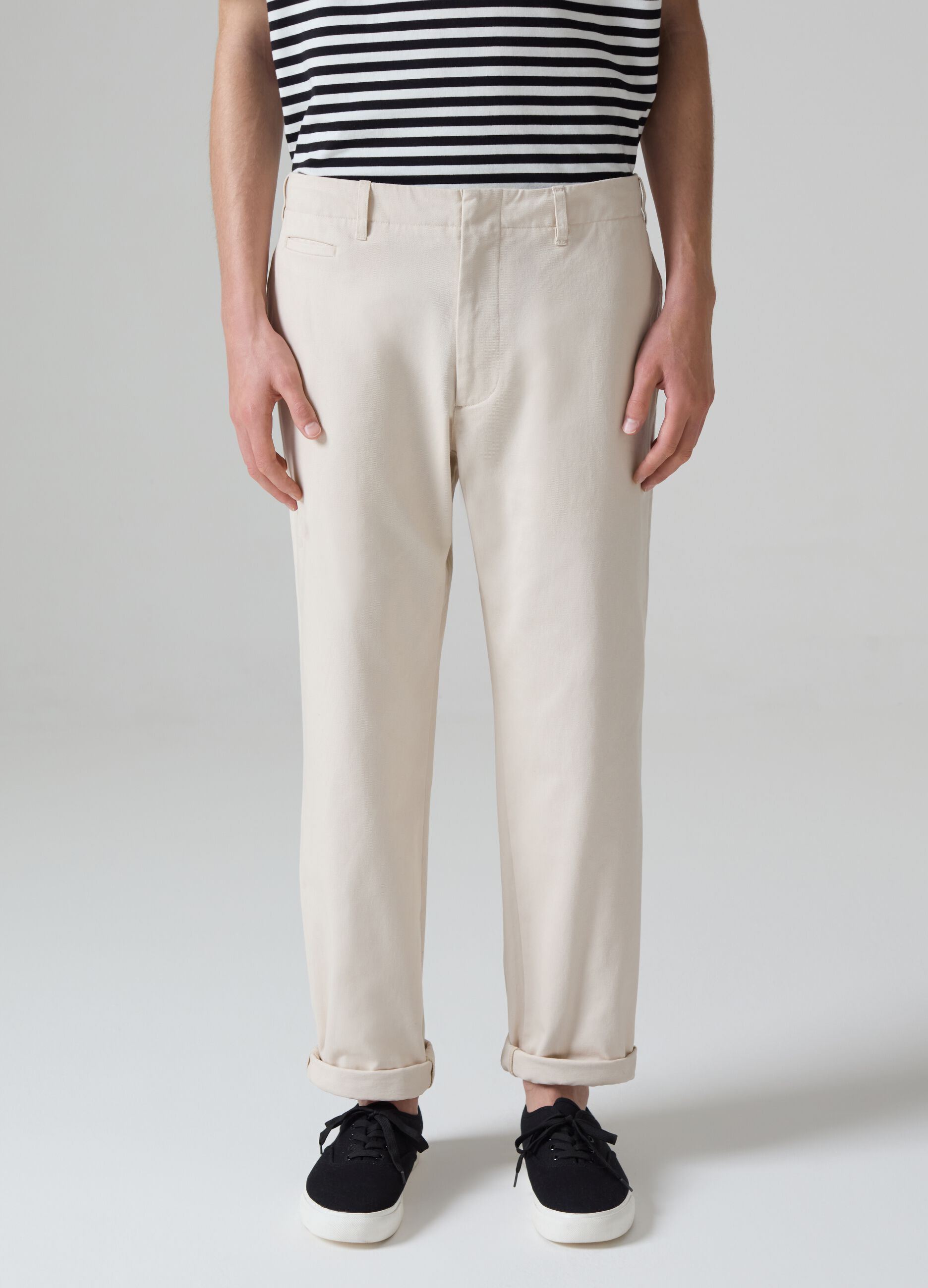 Pantalone straight fit in cotone Selection
