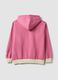 Pink cotton-blend hoodie with logo_2