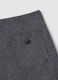 Gonna grigia in misto lana e viscosa foderata_5