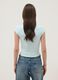 Blue stretch cotton T-shirt_3