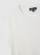 Women's white pure cotton top_5