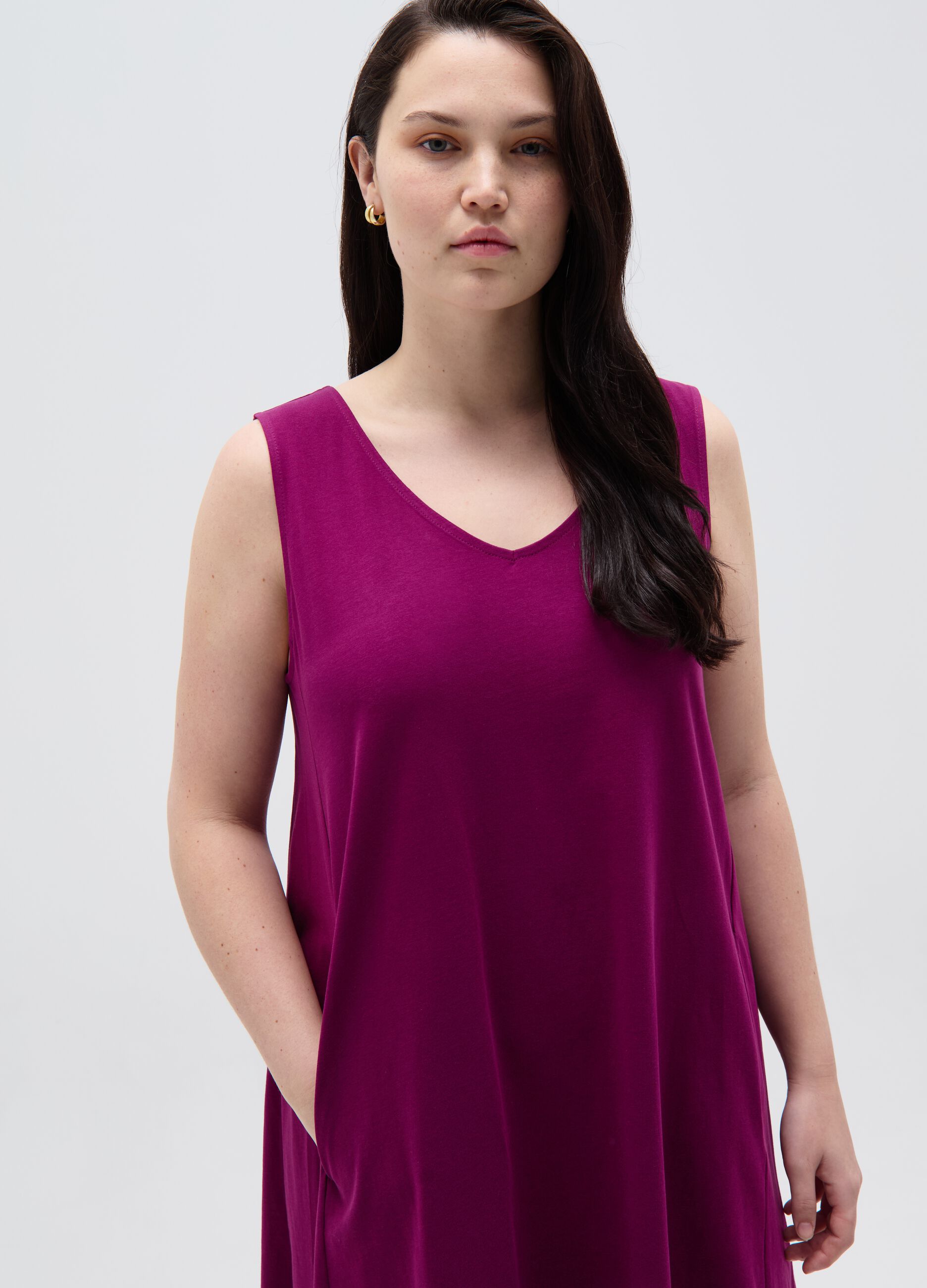 Vestito Essential corto flare fit Curvy