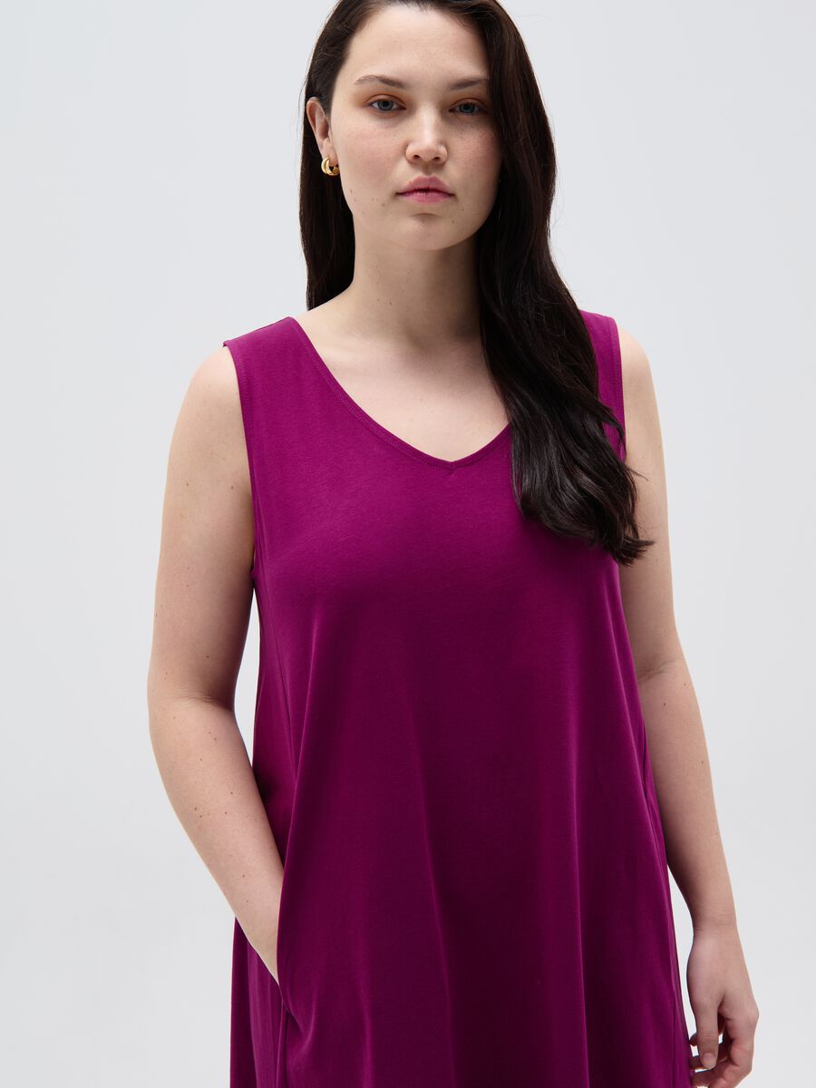 Essential Curvy short flare-fit dress_1