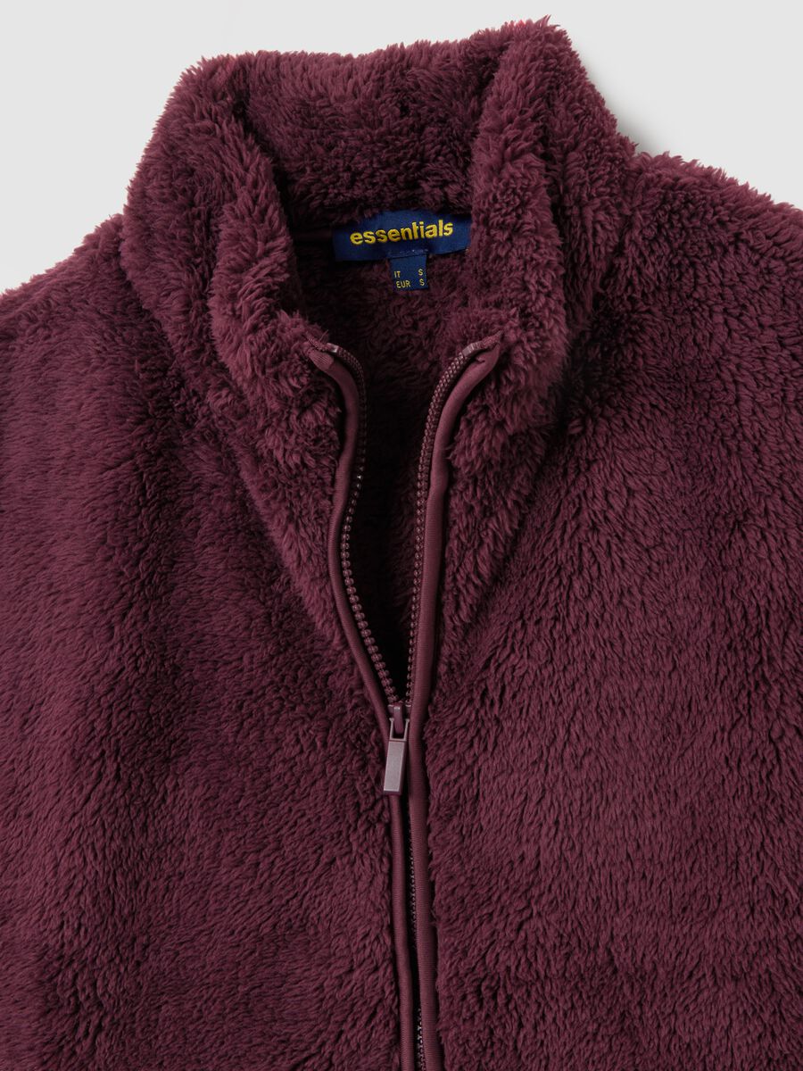 Purple Faux Fur Vest_5