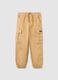 Children's Stretch Beige Cotton Trousers_3