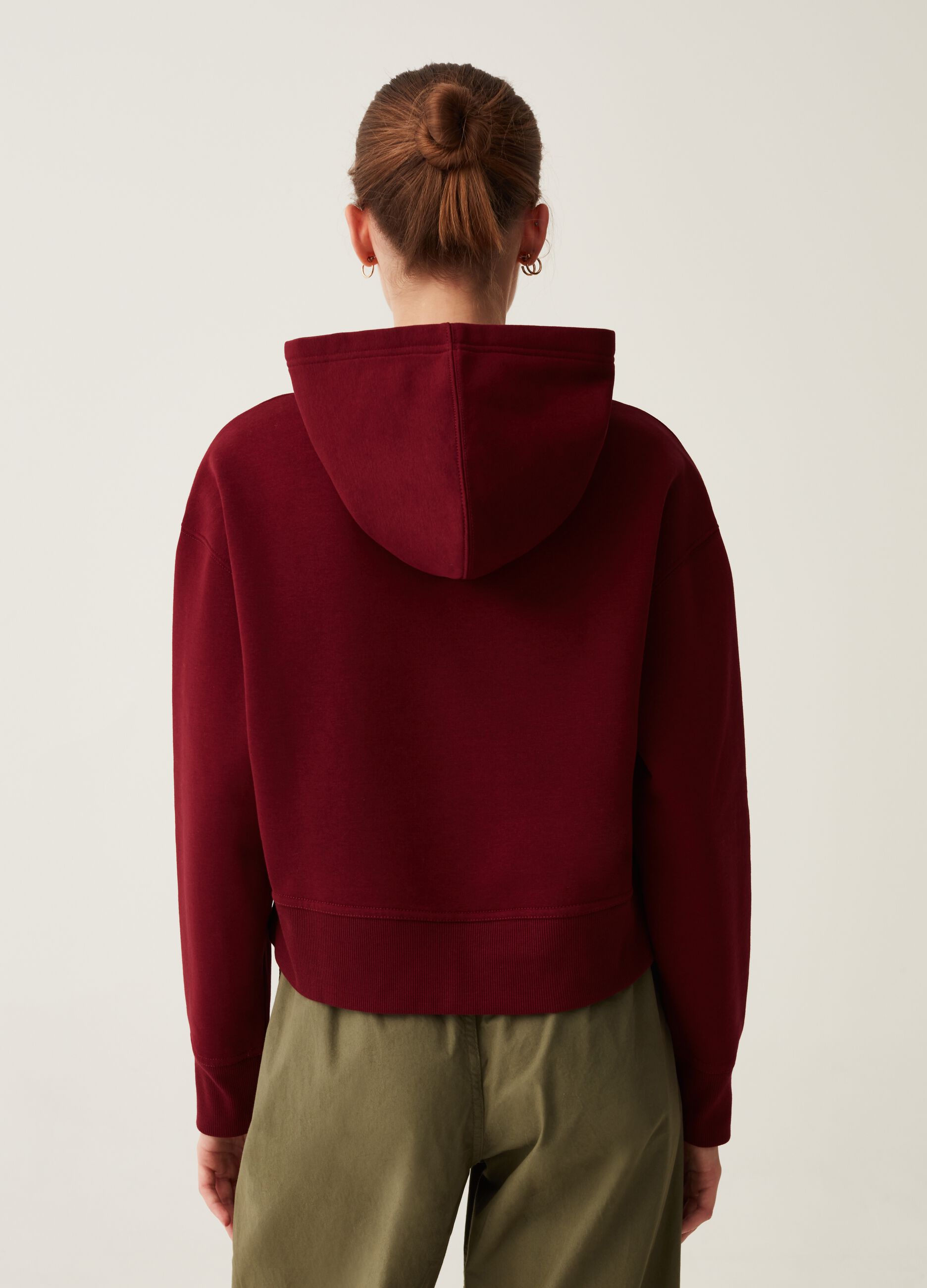 Felpa rossa ragazza best sale