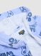 Light blue pure organic cotton hooded bathrobe_2