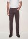 Brown regular-fit stretch cotton twill trousers_1