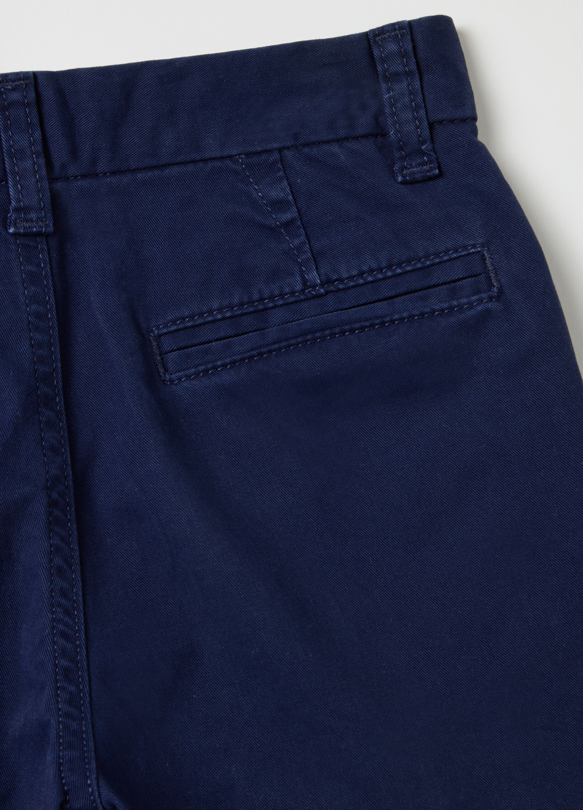 Stretch Cotton Bermuda Shorts