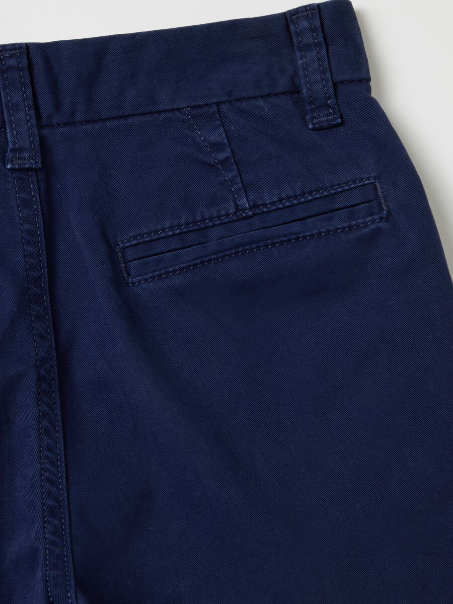 Stretch Cotton Bermuda Shorts_3