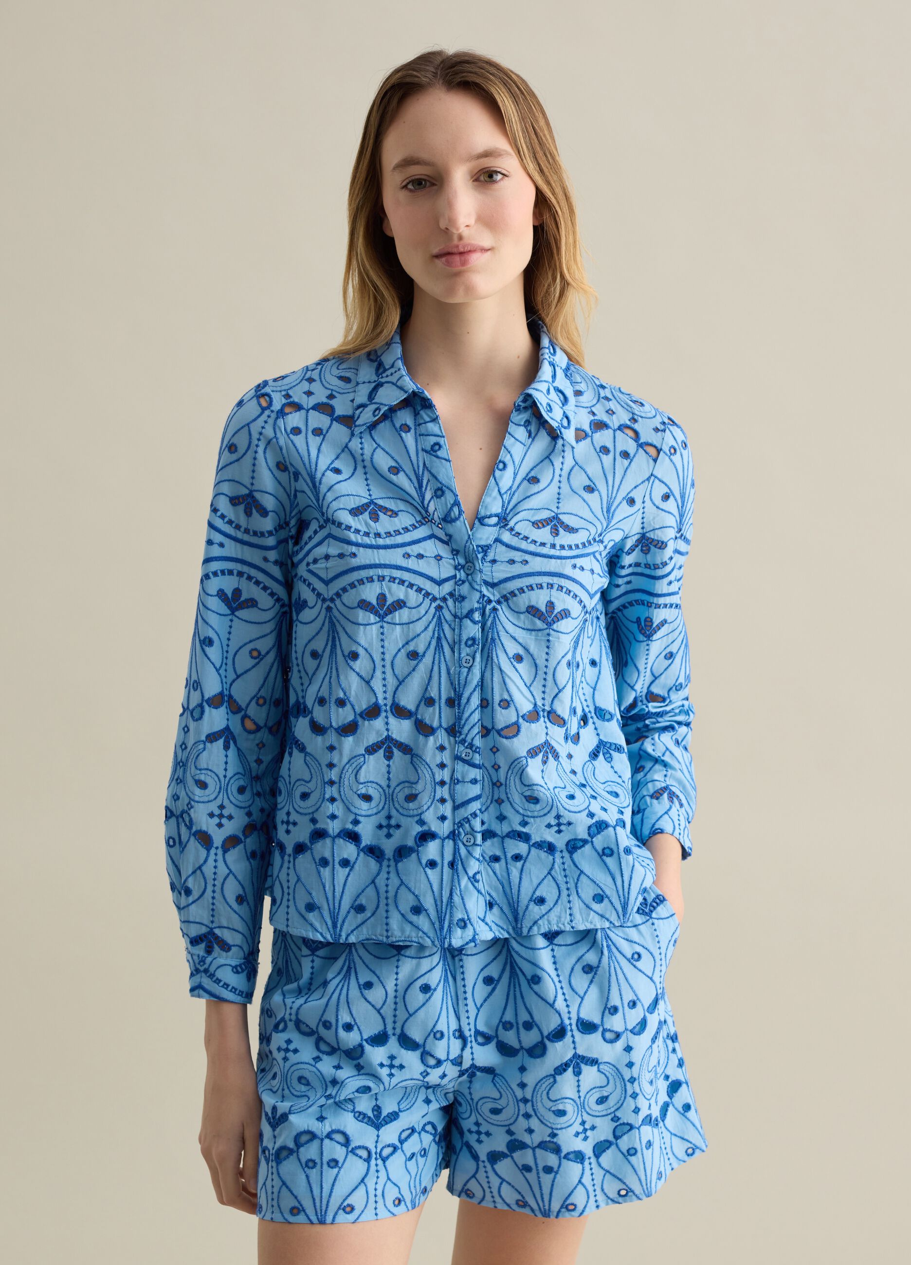 Broderie anglaise shirt