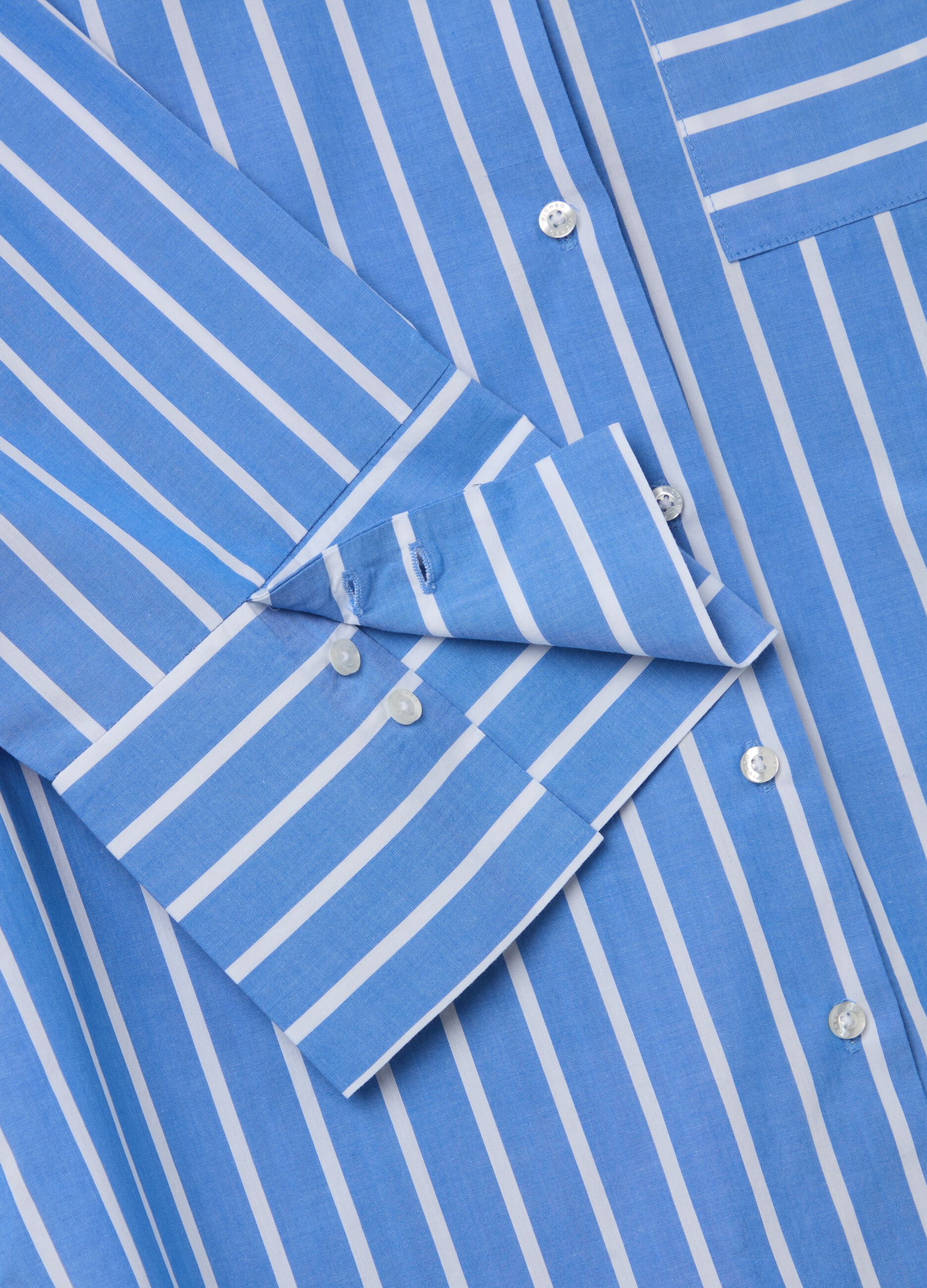 Camicia in cotone con tasca