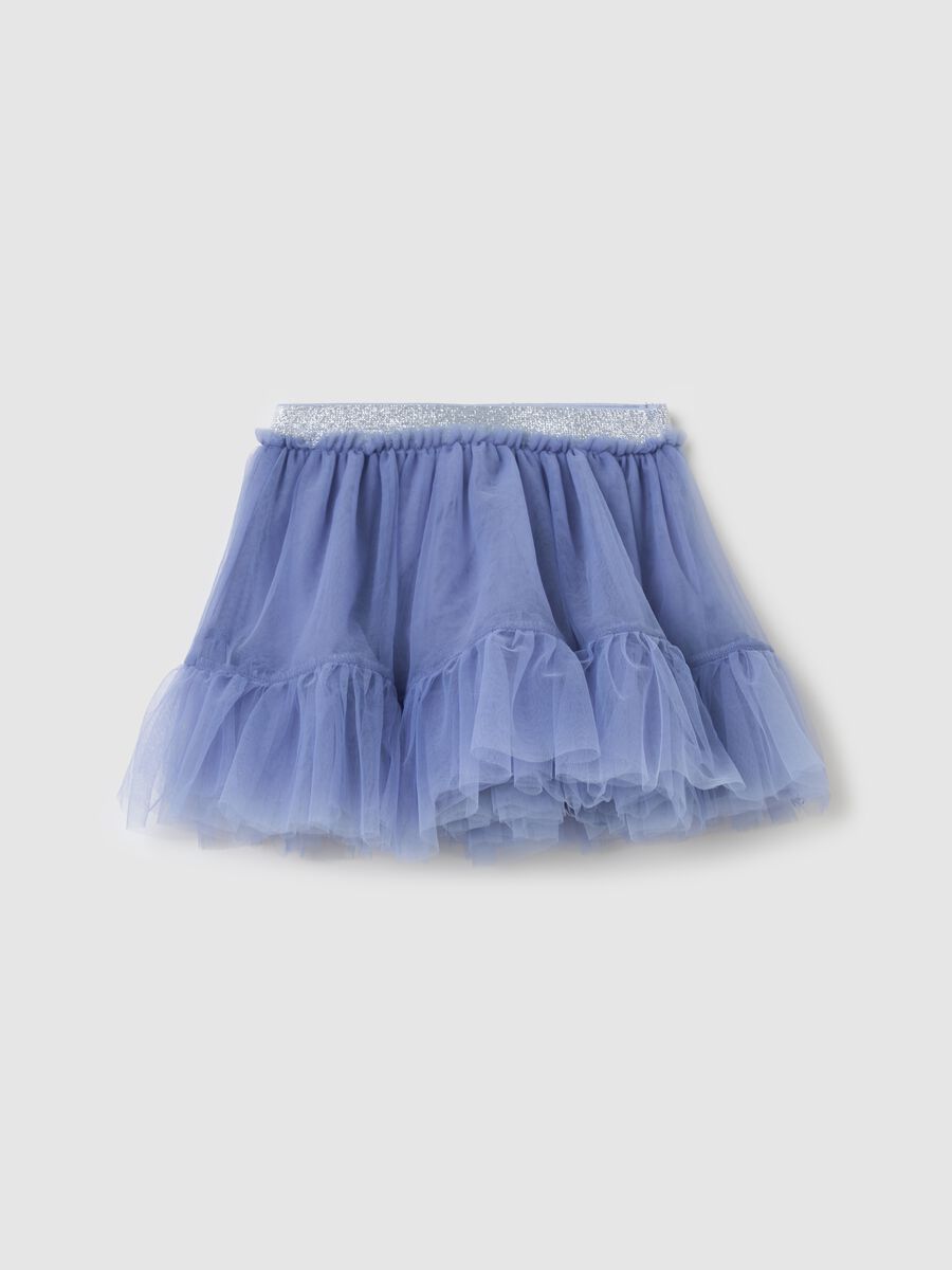 Tulle skirt with lurex_0