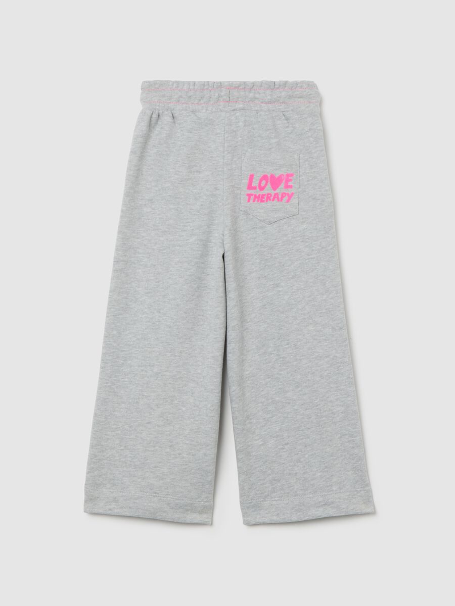 Grey jogger for girls_1