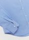 Camicia azzurra a righe bianche in puro cotone regular fit_5